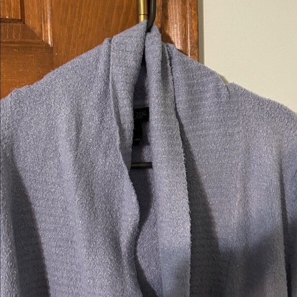 Women's Cozy Open-Front Sweater - Light Blue Rachel Zoe size Large - Picture 4 of 7